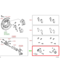 447960030 - Brakes: Disc Brake Caliper Seal Kit for Toyota Image