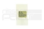 1407726E00 - : WATER CAUTION LABEL (JDM) (S14 S15 R32 R33 R34 WC34 Z31 C32 C33 N14 N15 +more) for Nismo Image