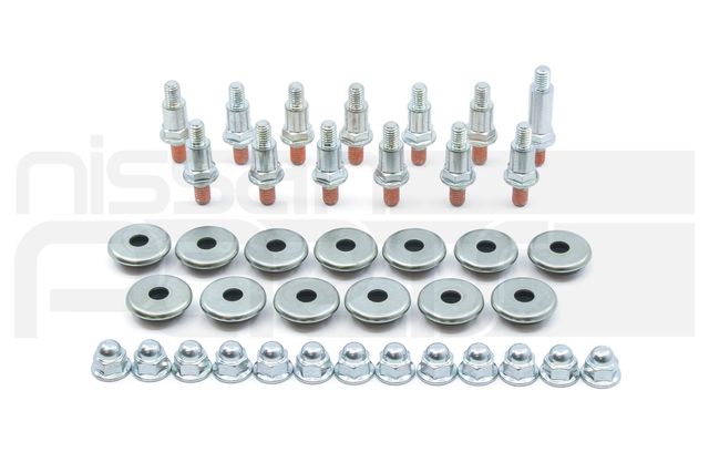 S13SRVCHDWSV - : VALVE COVER HARDWARE KIT (S13 SR20DET) (SILVER) for Nissan Image