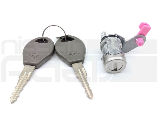 H060161Y00 - : DOOR LOCK CYLINDER &amp; KEY (LH) (S13 B13 R31) for Nissan: 240SX, NX Image
