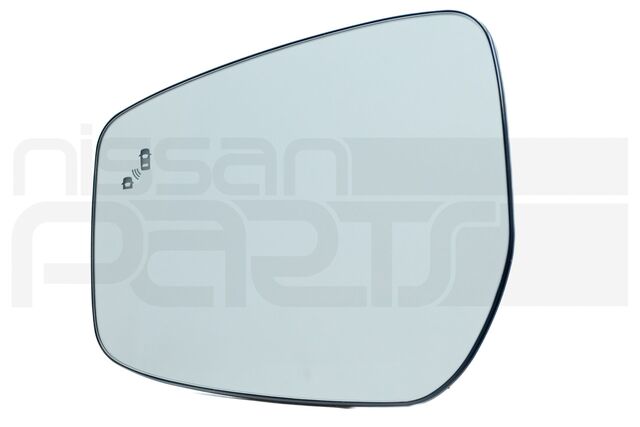 963665SA0B - : EXTERIOR MIRROR GLASS (LH) (ZE1 N18) for Nissan: LEAF Image
