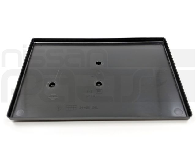 2442856L00 - : BATTERY TRAY (S13 S14 R32 R33 R34 N50) for Nissan: 240SX, Altima, Axxess, Frontier, Maxima, Murano, NV1500, NV2500, NV3500, NX, Pathfinder, Pulsar NX, Quest, Rogue, Sentra, Stanza, Xterra Image