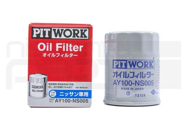 AY100NS005 - : PITWORK OIL FILTER (S13 R34 P10 N14 +MORE) for Nismo Image