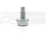 11250023U - Body: Run Weather-strip Bolt for Nissan: 240SX, Altima, ARIYA, Armada, Frontier, Juke, Kicks, Kicks Play, LEAF, Micra, Murano, NV200, Pathfinder, Pathfinder Armada, Sentra, TITAN, TITAN XD, Versa, Xterra Image