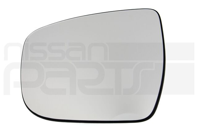 963664BA0A - : DOOR MIRROR GLASS (LH) (D41 Z52 R52 T32) for Nissan: Frontier, Murano, Pathfinder, Rogue Image