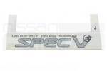 934914Z600 - : SPEC-V DECAL (B15) for Nissan: Sentra Image