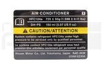 27090EZ30A - : AC CAUTION LABEL (A61 TITAN) for Nissan: TITAN Image