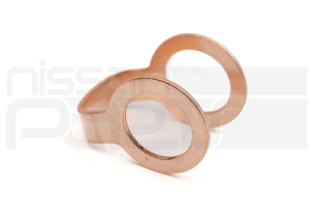 1518969F00 - : TURBO OIL LINE GASKET / COPPER WASHER (L34 R35 F15 T33 B17) for Nissan: Altima, GT-R, Juke, Rogue, Sentra Image
