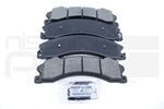 DA06M1PA0PNW - : FRONT BRAKE PAD SET (NV NV3500 TITAN) for Nissan: NV1500, NV2500, NV3500, TITAN XD Image