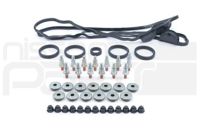 S13SRVCHDWBKXL - : VALVE COVER HARDWARE KIT XL (S13 SR20DET) (BLACK) for Nissan Image