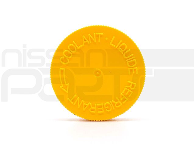 2171250M01 - : COOLANT OVERFLOW BOTTLE CAP (S13 S14 S15 R33 R34 C33 C34 B13 Z31 B15 +more) for Nissan: 200SX, 240SX, Altima, Axxess, D21, Maxima, NX, Pathfinder, Pickup, Pulsar NX, Sentra, Stanza Image