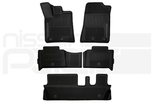 T99E47KP0A - Interior: ALL-SEASON FLOOR MATS (Y63 ARMADA) (WITH BENCH SEAT) for Nissan: Armada Image