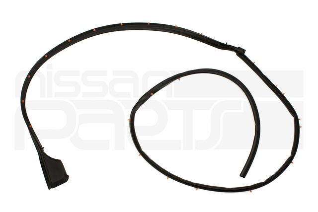 80831EA00E - : FRONT DOOR SURROUND WEATHERSTRIP (LH) (N50 D40) for Nissan: Frontier, Pathfinder, Xterra Image