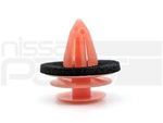 80999VE000 - Body: Wheel Opening Molding Retainer for Nissan: 200SX, 240SX, 350Z, Altima, Armada, Frontier, Maxima, Pathfinder, Pathfinder Armada, Qashqai, Quest, Rogue Sport, Sentra, TITAN, Xterra Image