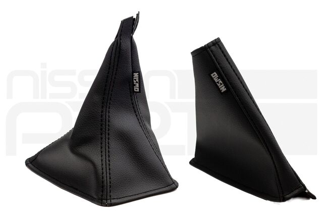 9693SRN58540 - : NISMO 40TH ANNIVERSARY HAND BRAKE AND SHIFT BOOT KIT (R32 SKYLINE) for Nissan Image