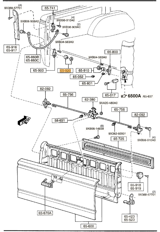 ZZM0-65-920A - Insert - 1994-2009 Mazda | Mazda Parts Factor