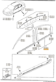 BN8V50670D - : 2004-2006 Mazda 3 - Belt Weather-Strip for Mazda Image
