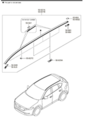 KBYA509L0A - Body: Roof Molding for Mazda: CX-5 Image