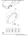 KD5351W30C8N - Body: Wheel Opening Molding for Mazda: CX-5 Image