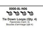 8LN06 - : Tie Down Loops (4) for Mazda Image