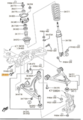 F1512866Z - : 2004-2015 Mazda - Lower Control Arm Adjust Bolt for Mazda: MX-5 Miata, RX-8 Image