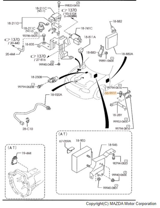 ZL01-66-991 - Condenser - 1997-2003 Mazda | Mazda Parts Factor