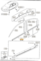 BP4K50640F - : 2004-2009 Mazda 3 - Belt Weather-Strip for Mazda: 3 Image