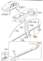 BN8V50660D - : 2004-2006 Mazda 3 - Belt Weather-Strip for Mazda: 3 Image