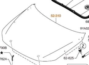VAY0-52-31XB - Hood Panel | Mazda Parts Factor