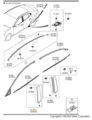 BJS750M10A - Body: Applique for Mazda: 3 Image