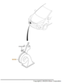 D6516679YD - : 2011-2014 Mazda 2 - Horn for Mazda: 2 Image