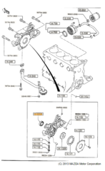 1990-2005 Mazda - Engine Crankshaft Seal - Mazda (B3C7-10-602A)