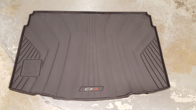 8BS03 - Interior: 2016-2021 Mazda CX-3 Rear Cargo Tray Mat Protector for Mazda: CX-3 Image