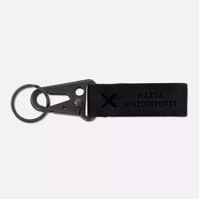 1529694 - Mazda Motorsports Debossed Logo Leather Key Ring