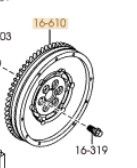 L30416610E - : Flywheel for Mazda: 3, 6 Image