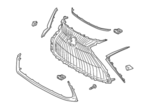 5310106650 - : Grille Assembly for Lexus: ES250, ES300h, ES350 Image