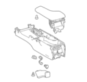 5881053471C2 - : Center Console for Lexus: IS200t, IS250, IS300, IS350 Image