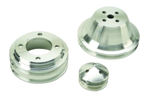 M8509EM - : BILLET V-PULLEYS, 2 GROOVE for Ford Image