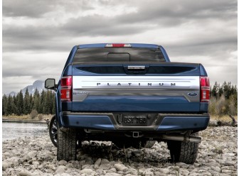VHC3Z9942528A - Exterior: Tailgate Lettering - Platinum for Ford Image