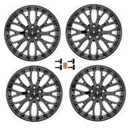 M1007KM19XB - : 2015-20 MUSTANG PP WHEEL KIT 19X9/9.5- MATTE BLACK for Ford Image