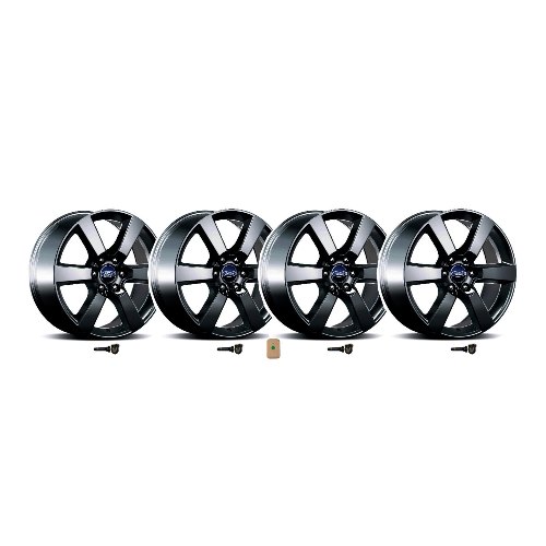 M1007KP20XB - : 15-20 F-150 20" X 8.5" 6 SPOKE WHEEL SET W/TPMS for Ford Image