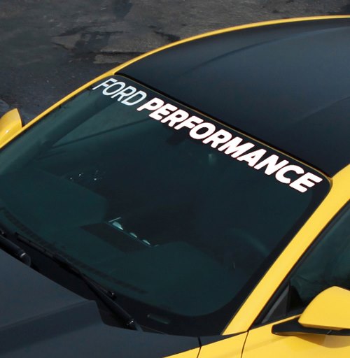 M1820MB - : 05-20 MUSTANG WINDSHIELD BANNER FORD PERFORMANCE for Ford Image