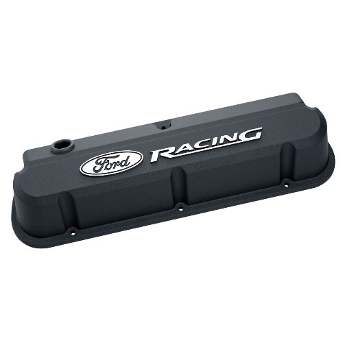 302135 - : VALVE COVER FORD SB SLANT EDGE BLACK for Ford Image
