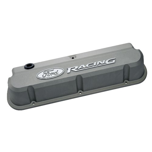 302137 - : VALVE COVER FORD SB SLANT EDGE GRAY CRINKLE for Ford Image