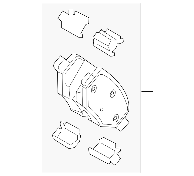 BRF1377A - : Brake Pad Kit for Ford Image