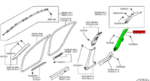 769174GA5B - Body: Lower Quarter Trim for Infiniti Image