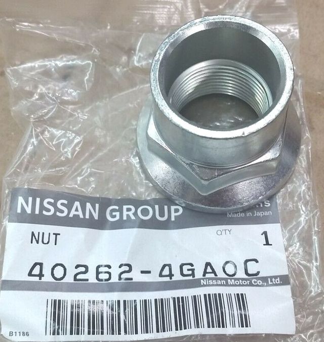 40262-4GA0D - Nut-Lock, Front Wheel Bearing - 2014-2020