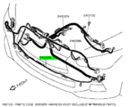 240334GA0E - : Harness-Sub, Front Bumper for Infiniti Image