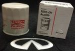 1520865F0E - Engine: Oil Filter for INFINITI: EX35, EX37, FX35, FX37, G20, G25, G35, G37, I30, I35, JX35, M35, M35h, M37, Q40, Q50, Q60, Q70, Q70L, QX4, QX50, QX60, QX70 Image