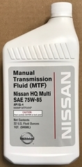 999MPMTF00NP - : 75W85 Manual Trans Fluid for Infiniti Image